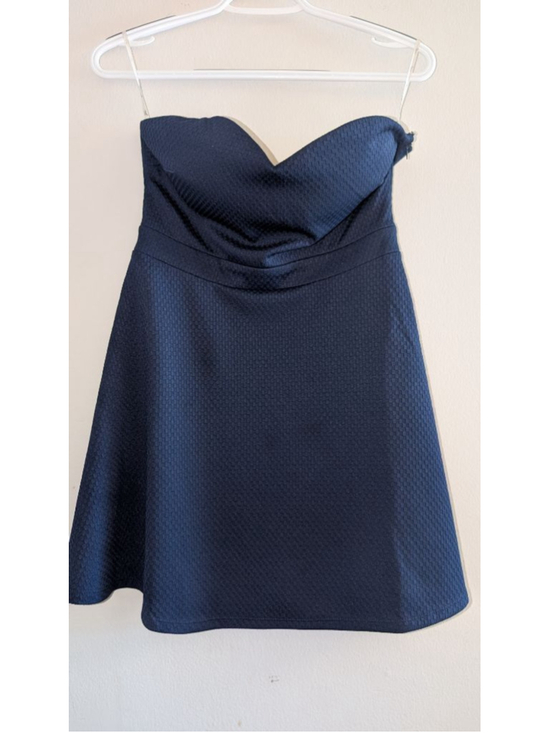 Forever 21 Dresses & Skirts - Forever 21 Navy Blue Strapless Dress S, women's